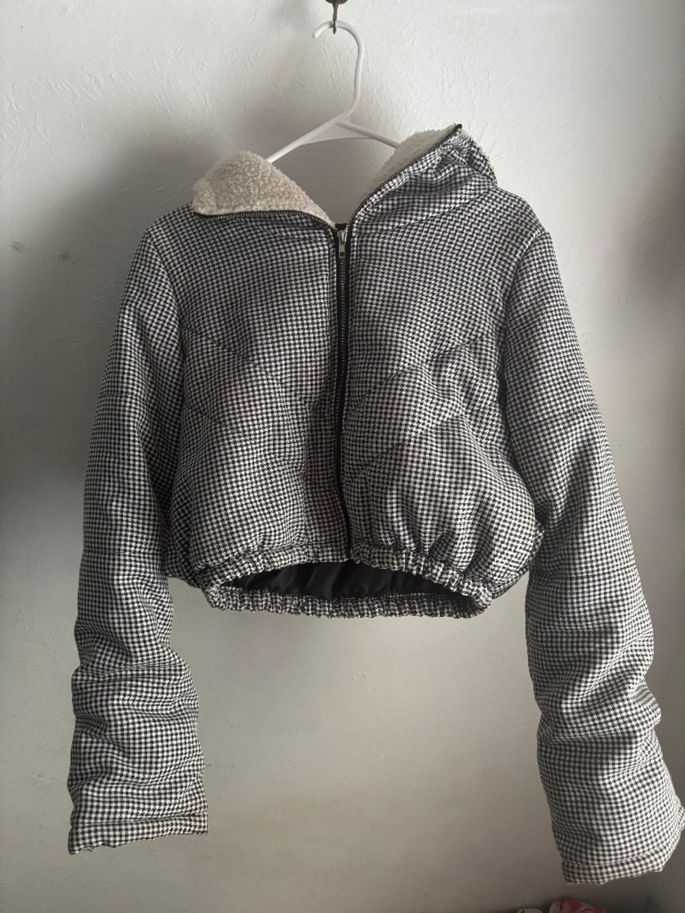 Black and white jacket
